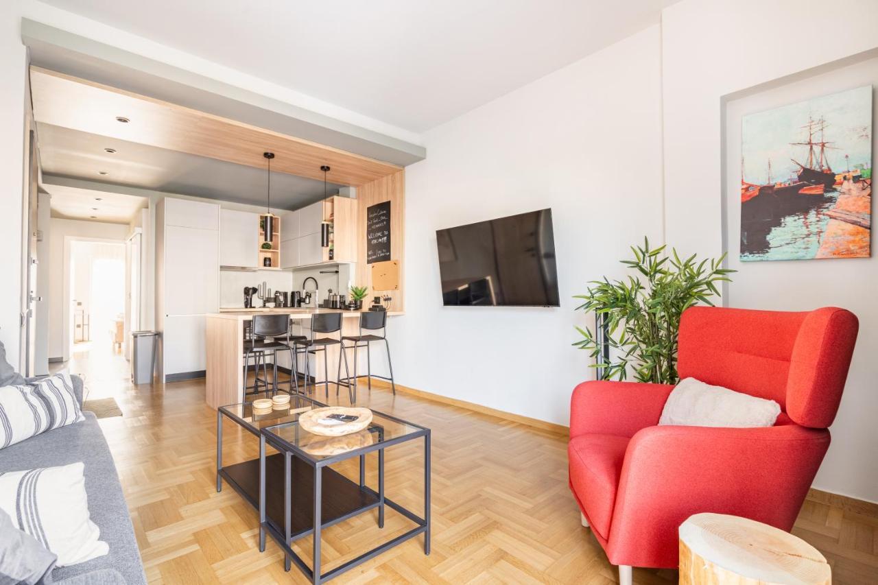 Athena Blue Lux Apartments 2Br 2Ba With City Skyline View, Near Kolonaki 雅典 外观 照片